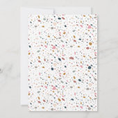 Terrazzo Generic Celebration Party Einladung (Rückseite)