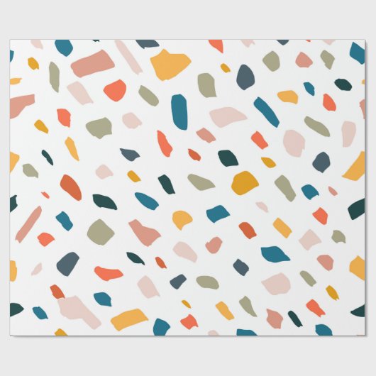 Terrazzo Geschenkpapier (Flach)