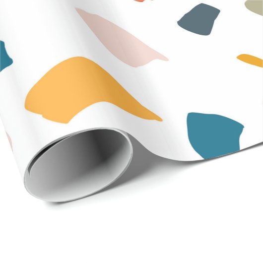 Terrazzo Geschenkpapier (Rolleneckpunkt)