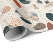 Terrazzo Geschenkpapier (Rolleneckpunkt)