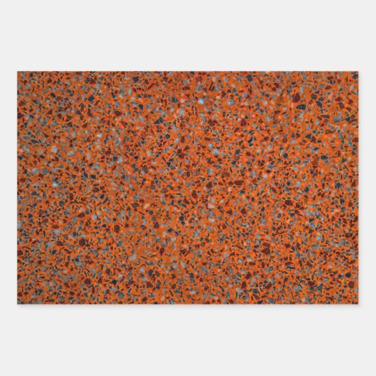 Terrazzo Gestern und Heute Geschenkpapier Set (Vorderseite 2)