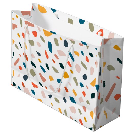 Terrazzo Große Geschenktüte (Vorderseite Schrägansicht)