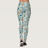 Terrazzo in Blau Leggings (Rückseite)