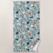 Terrazzo in Blau Strandtuch (Vorderseite)