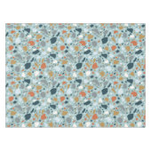 Terrazzo in Blau Tischdecke (Vorderseite (Horizontal))