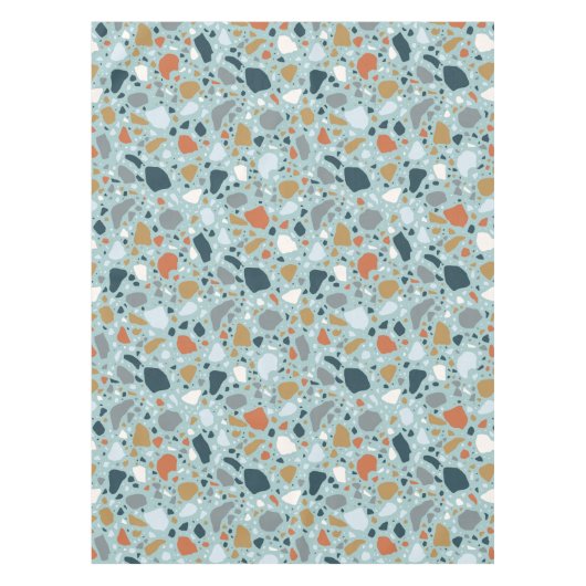 Terrazzo in Blau Tischdecke (Vorderseite)