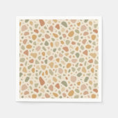 Terrazzo Inspiriert Muster Napkins Serviette (Vorderseite)