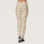 Terrazzo Inspirierte Muster Leggings (Rückseite)