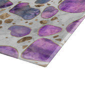 Terrazzo - Labradorit und Gold auf Marmor #1 Schneidebrett (Ecke)