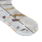 Terrazzo-Marble Custom Initial Schneidebrett (Ecke)