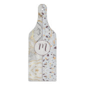 Terrazzo-Marble Custom Initial Schneidebrett (Vorderseite)