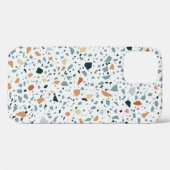 Terrazzo Marmor nahtlos handgefertigtes Muster Case-Mate iPhone Hülle (Rückseite (Horizontal))