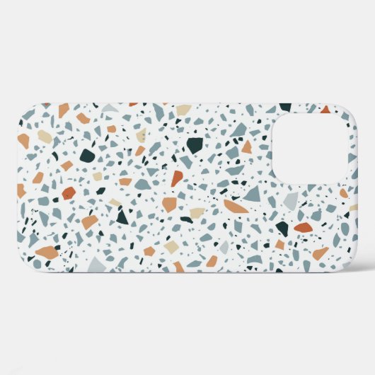 Terrazzo Marmor nahtlos handgefertigtes Muster Case-Mate iPhone Hülle (Rückseite (Horizontal))
