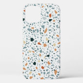 Terrazzo Marmor nahtlos handgefertigtes Muster Case-Mate iPhone Hülle (Rückseite)
