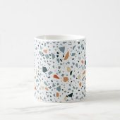 Terrazzo Marmor nahtlos handgefertigtes Muster Kaffeetasse (Mittel)