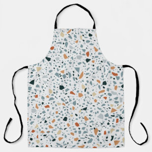 Terrazzo Marmor nahtlos handgefertigtes Muster Schürze