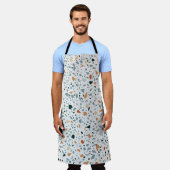 Terrazzo Marmor nahtlos handgefertigtes Muster Schürze (Getragen)