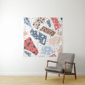 Terrazzo-Marmor nahtlos handgezeichnetes Muster Wandteppich (Beispiel (Horizontal))