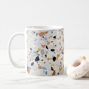 Terrazzo Marmor Pastell-Muster Keramik-Kaffeetasse Kaffeetasse