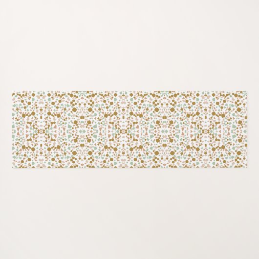 Terrazzo Modern Yoga Mat Yogamatte (Rückseite (Horizontal))