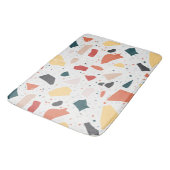 Terrazzo Muster Badematte (Schrägansicht)