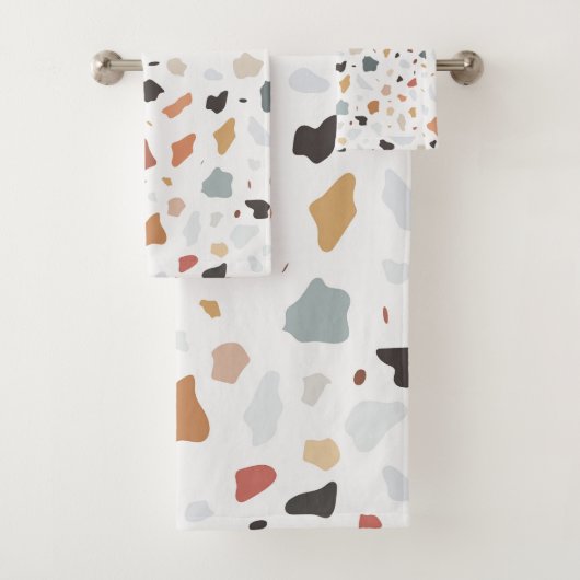 Terrazzo Muster Badhandtuch Set (Insitu)