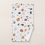 Terrazzo Muster Badhandtuch Set (Handtuch)