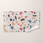 Terrazzo Muster Badhandtuch Set (Handtuch)
