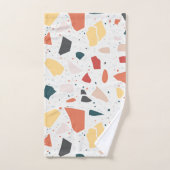 Terrazzo Muster Badhandtuch Set (Handtuch)