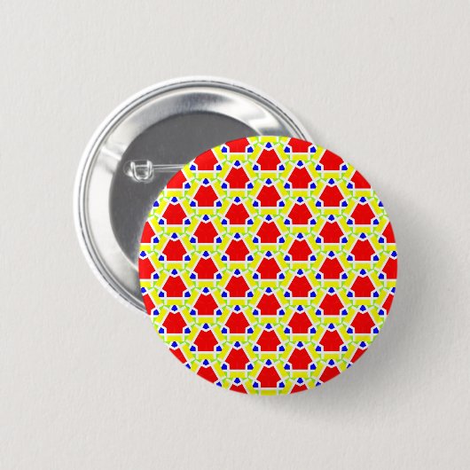 Terrazzo Muster Button (Vorne & Hinten)