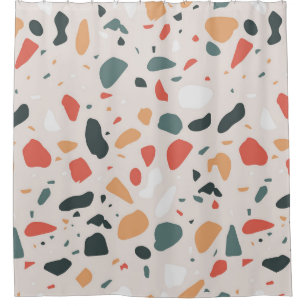 Terrazzo Muster Duschvorhang
