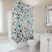 Terrazzo Muster Duschvorhang (Beispiel)