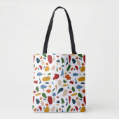 Terrazzo Muster farbenfroh Tasche (Vorderseite)