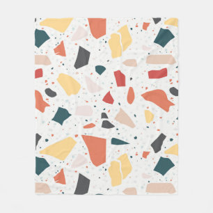 Terrazzo Muster Fleecedecke