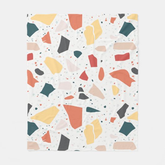 Terrazzo Muster Fleecedecke (Vorderseite)