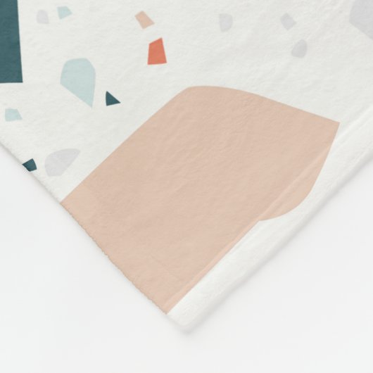 Terrazzo Muster Fleecedecke (Ecke)