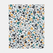 Terrazzo Muster Fleecedecke (Vorderseite)