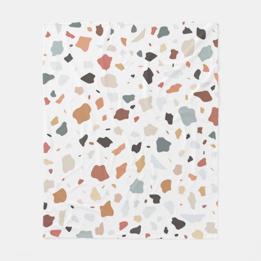 Terrazzo Muster Fleecedecke (Vorderseite)