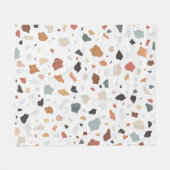 Terrazzo Muster Fleecedecke (Vorderseite (Horizontal))