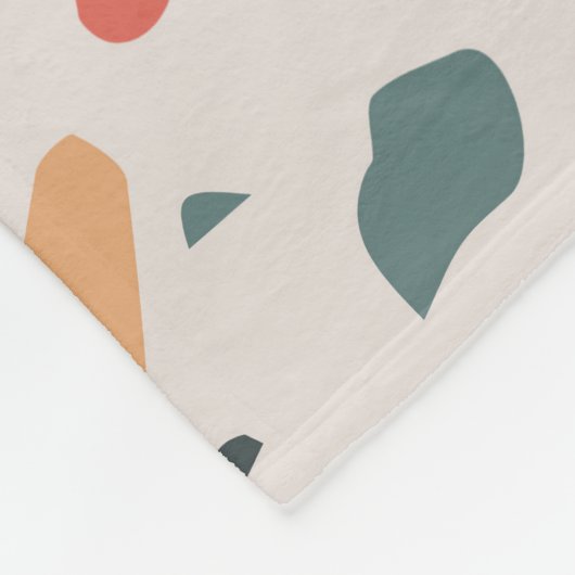 Terrazzo Muster Fleecedecke (Ecke)