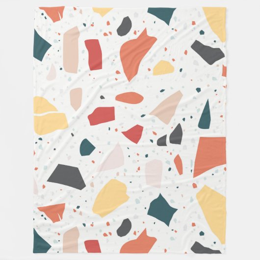 Terrazzo Muster Fleecedecke (Vorderseite)