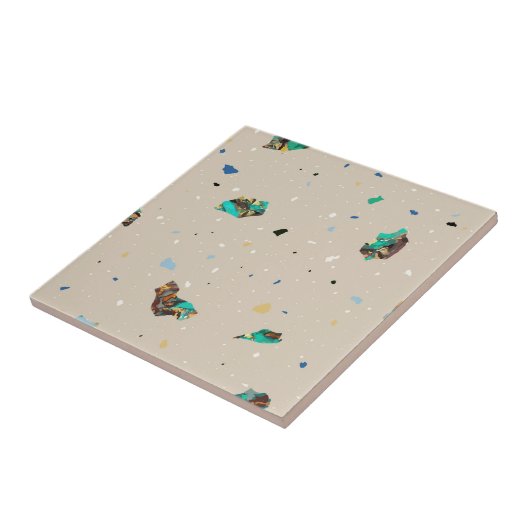 Terrazzo-Muster Fliese (Seite)