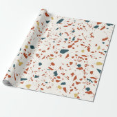 Terrazzo Muster Geschenkpapier (Ungerollt)