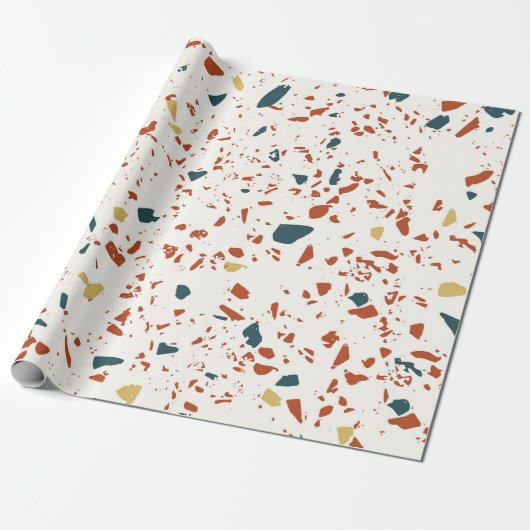 Terrazzo Muster Geschenkpapier (Ungerollt)