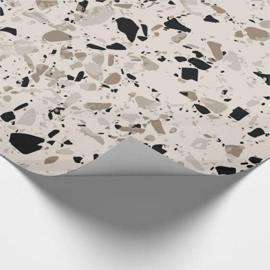 Terrazzo Muster Geschenkpapier (Ecke)
