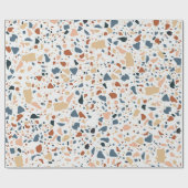 Terrazzo Muster Geschenkpapier (Flach)