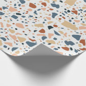 Terrazzo Muster Geschenkpapier (Ecke)