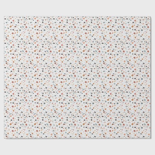Terrazzo Muster Geschenkpapier (Flach)