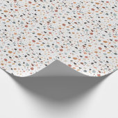 Terrazzo Muster Geschenkpapier (Ecke)