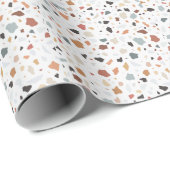 Terrazzo Muster Geschenkpapier (Rolleneckpunkt)
